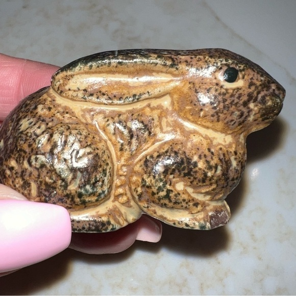 Vintage OMC Otagiri Japan Mini Ceramic Bunny Figurines - Picture 5 of 16